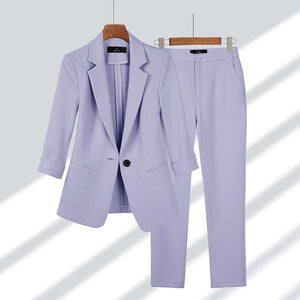 Elegant Blazer & Trouser Set for Women