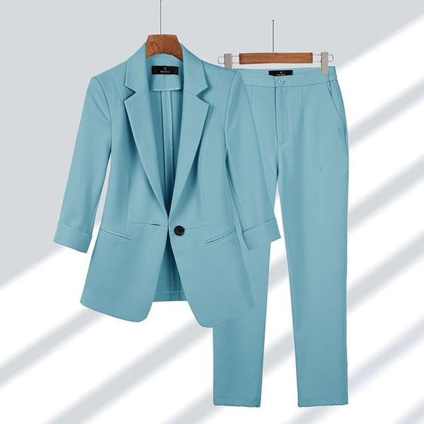 Elegant Blazer & Trouser Set for Women