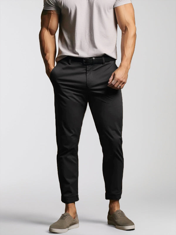Premium Stretch Men's Chinos - Comfortable Fit