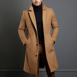 Premium Men's Wool Jacket - Warm & Stylish