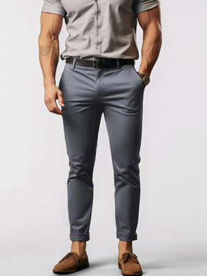 Premium Stretch Men's Chinos - Comfortable Fit