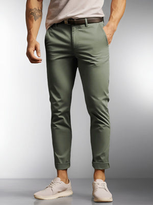 Premium Stretch Men's Chinos - Comfortable Fit