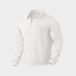 Luxurious Quarter Zip Sweater - Stylish Comfort