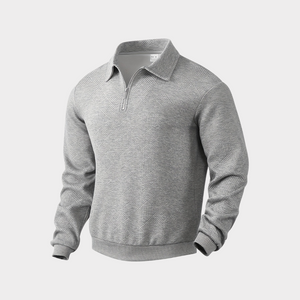 Luxurious Quarter Zip Sweater - Stylish Comfort