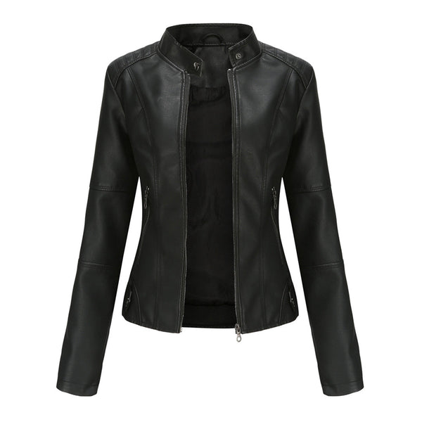 Stylish Tailored Leather Jacket for Women