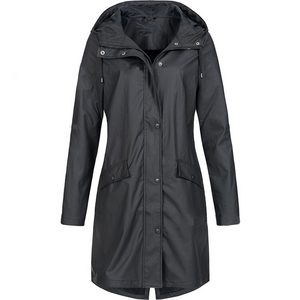 Lightweight Waterproof Windproof Hooded Raincoat for Women