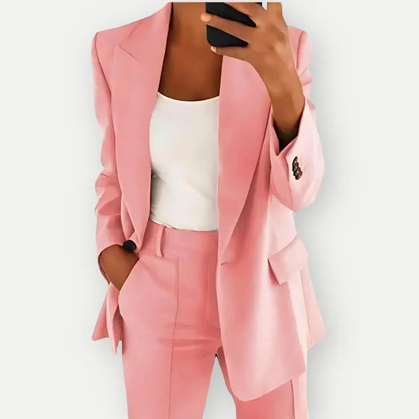 Stylish Women's Trouser Suit Ensemble