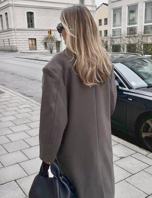Stylish Oversized Women's Pea Coat