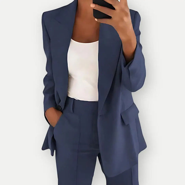 Stylish Women's Trouser Suit Ensemble