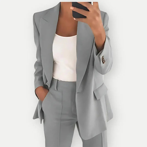 Stylish Women's Trouser Suit Ensemble