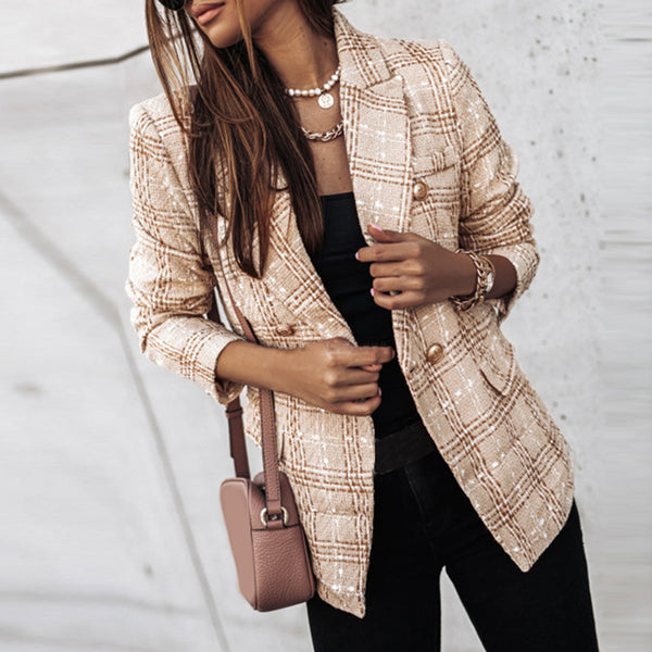 Elegant Women's Blazer with Timeless Single Button Design