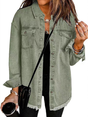 Stylish Versatile Denim Jacket - Timeless Everyday Essential