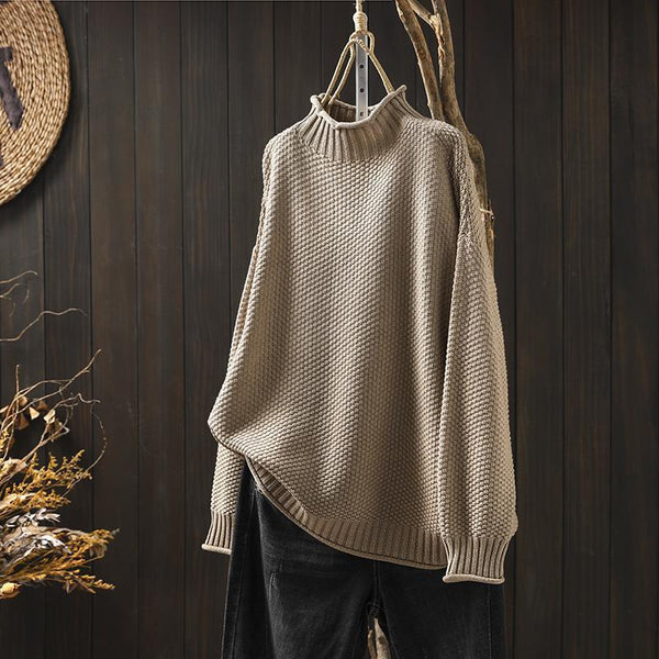 Cozy Knitted Jumper Stylish Warm