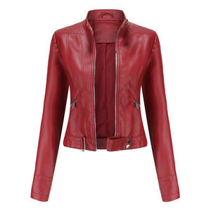 Stylish Women's Leather Jacket - Premium Quality