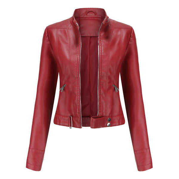 Stylish Women's Leather Jacket - Premium Quality