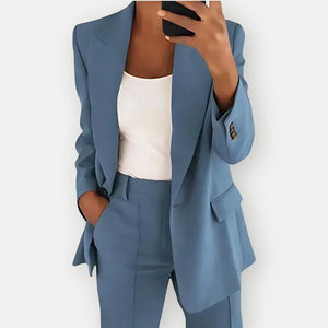 Stylish Women's Trouser Suit Ensemble