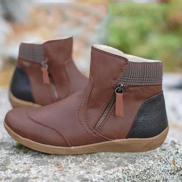 Durable Waterproof Leather Boots with Slip-Resistant Sole