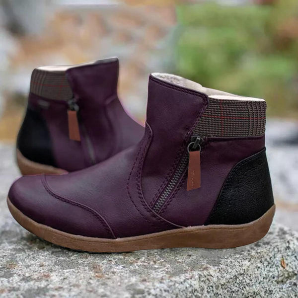 Durable Waterproof Leather Boots with Slip-Resistant Sole