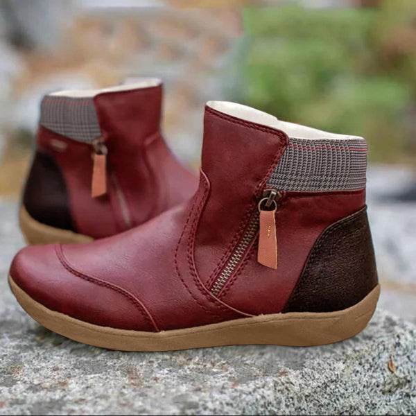 Durable Waterproof Leather Boots with Slip-Resistant Sole