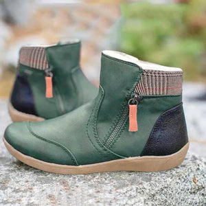 Durable Waterproof Leather Boots with Slip-Resistant Sole