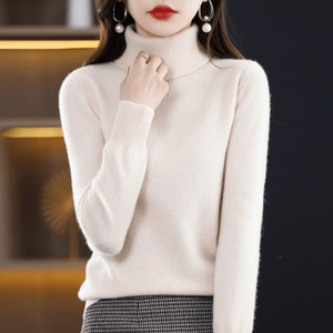 Luxurious Women's Cashmere Turtleneck Sweater