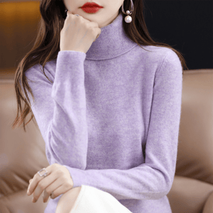 Luxurious Women's Cashmere Turtleneck Sweater