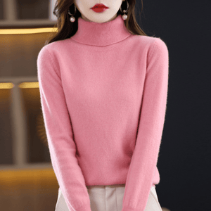 Luxurious Women's Cashmere Turtleneck Sweater