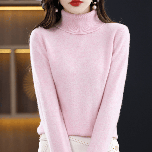 Luxurious Women's Cashmere Turtleneck Sweater