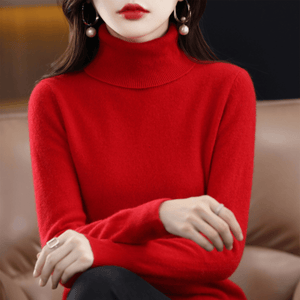 Luxurious Women's Cashmere Turtleneck Sweater