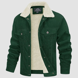 Stylish Men’s Corduroy Jacket - Trendy and Comfortable