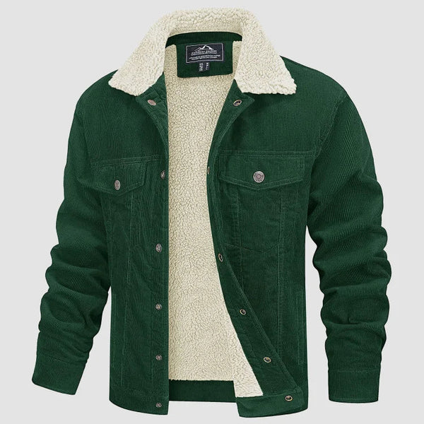 Stylish Men’s Corduroy Jacket - Trendy and Comfortable