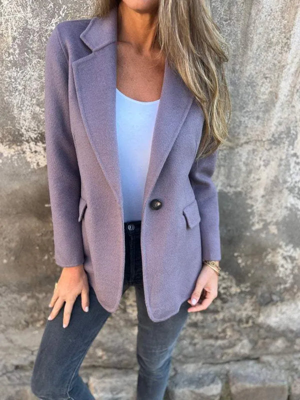 Stylish Casual Long Sleeve Lapel Jacket