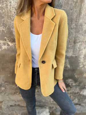 Stylish Casual Long Sleeve Lapel Jacket