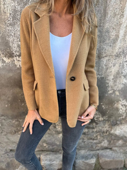 Stylish Casual Long Sleeve Lapel Jacket