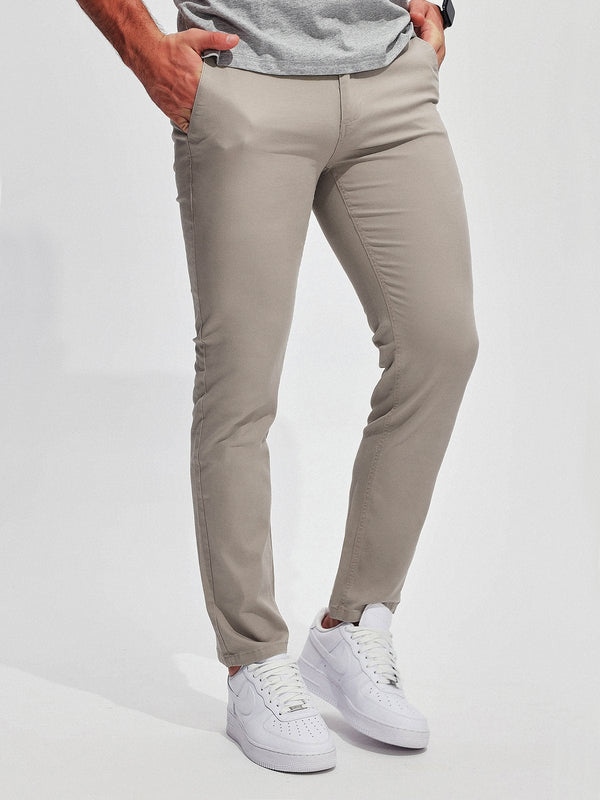 Premium Stretch Men's Chinos - Comfortable Fit
