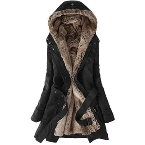 Cozy Faux Fur Lined Coat for Women
