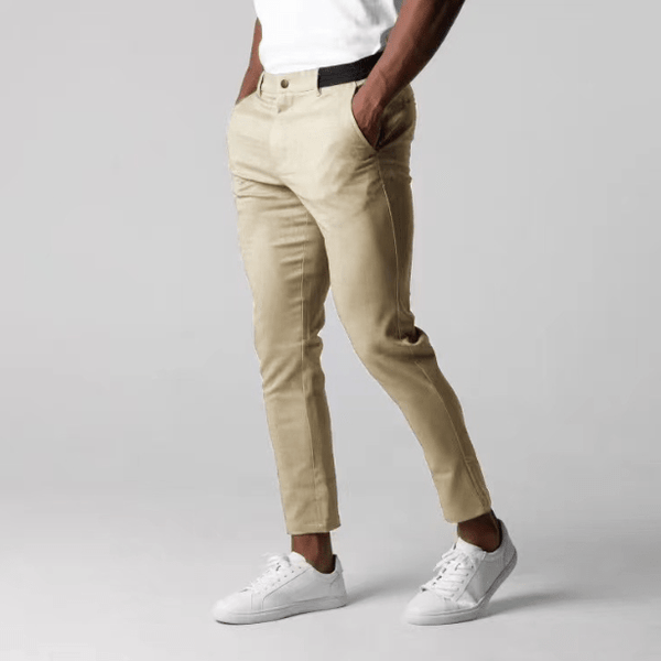 Comfortable Slim Fit Stretch Trousers
