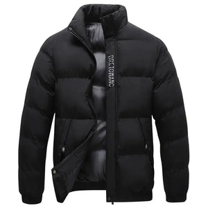 Stylish Weather-Resistant Men's Jacket with Collar – Functional & Durable