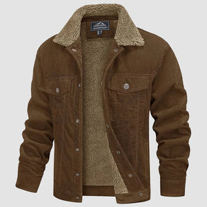 Stylish Men’s Corduroy Jacket - Trendy and Comfortable