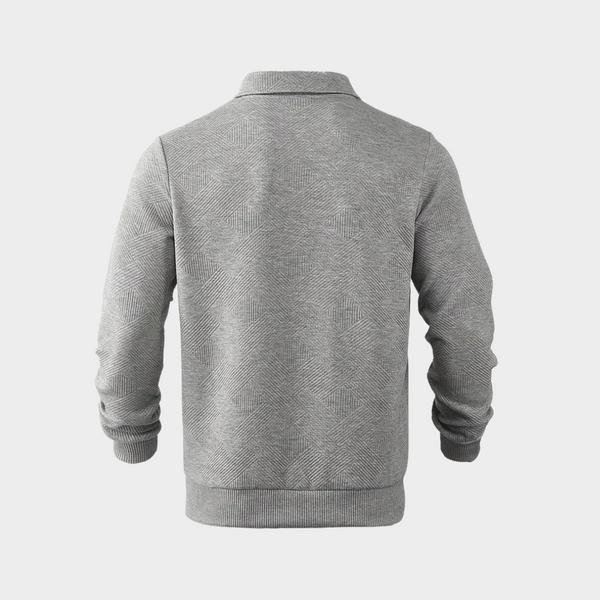 Luxurious Quarter Zip Sweater - Stylish Comfort