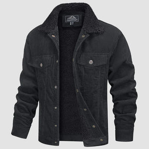 Stylish Men’s Corduroy Jacket - Trendy and Comfortable