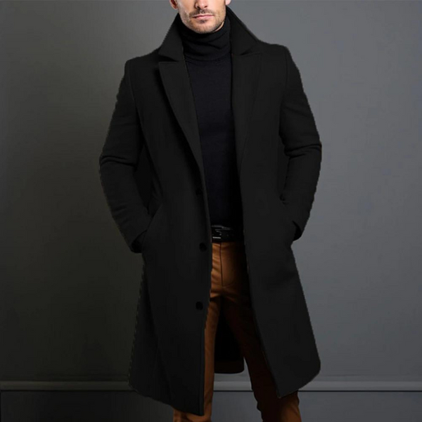 Premium Men's Wool Jacket - Warm & Stylish