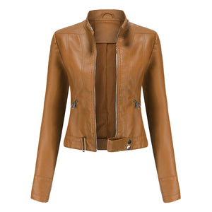 Stylish Women's Leather Jacket - Premium Quality