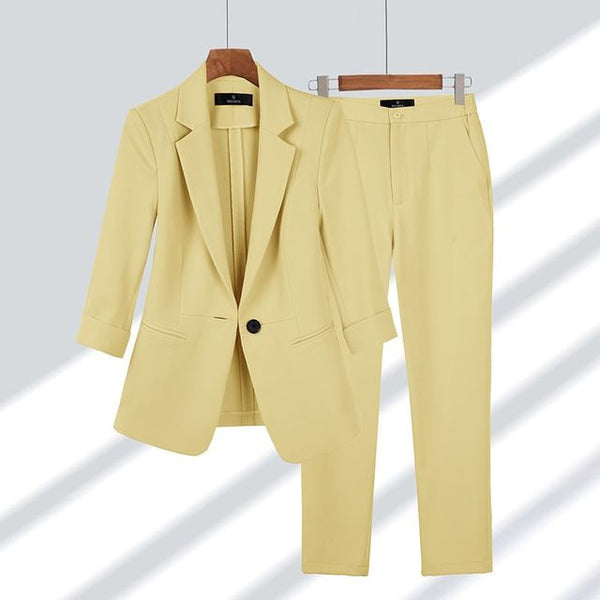 Elegant Blazer & Trouser Set for Women