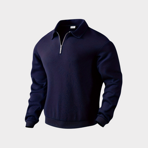 Luxurious Quarter Zip Sweater - Stylish Comfort