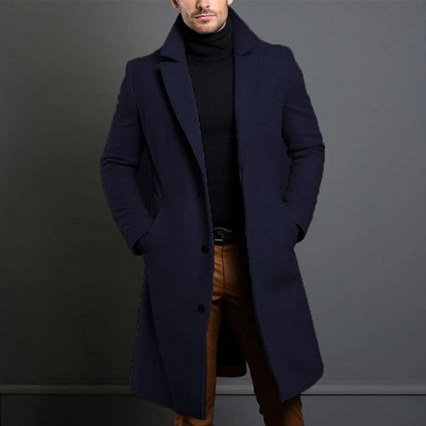 Premium Men's Wool Jacket - Warm & Stylish