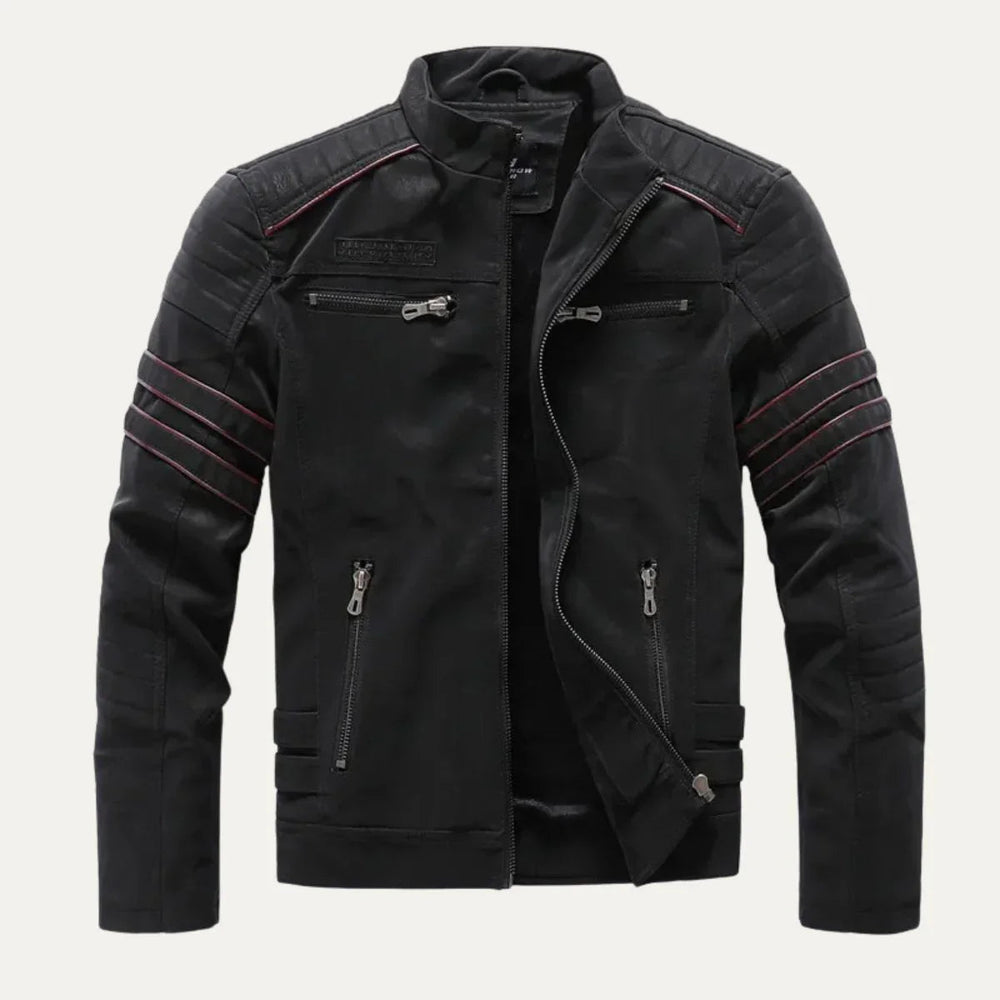Stylish Torino Men’s Leather Jacket Durable Design