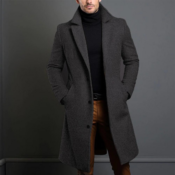 Premium Men's Wool Jacket - Warm & Stylish