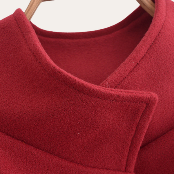 Elegant Wool Cape Coat for Women