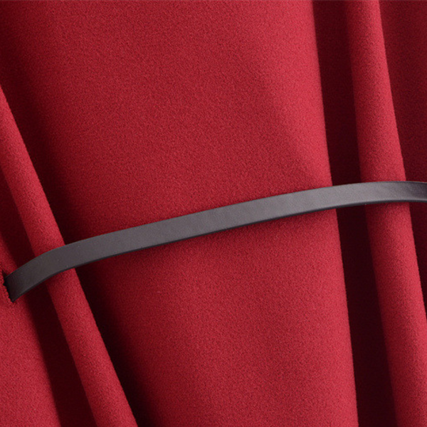 Elegant Wool Cape Coat for Women